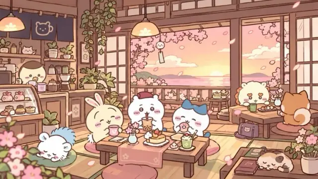 My Chiikawa Restaurant Friendship Guide: Visitors & Daily Routine